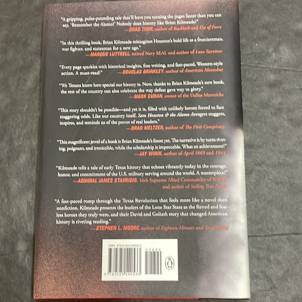 BRIAN KILMEADE Sam Houston and the Alamo Avengers Hardback Book - Picture 3 of 16